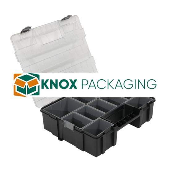 10 Compartment Orangiser Plastic Tools Box